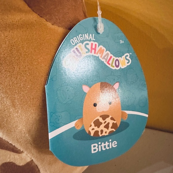 Nwt Bittie the Chocolate Sea Cow 8” Squishmallow - Picture 4 of 6